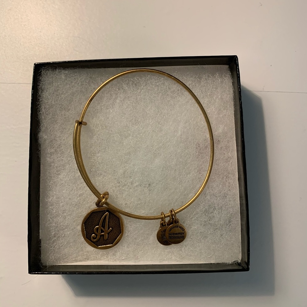 Alex and Ani gold A bracelet